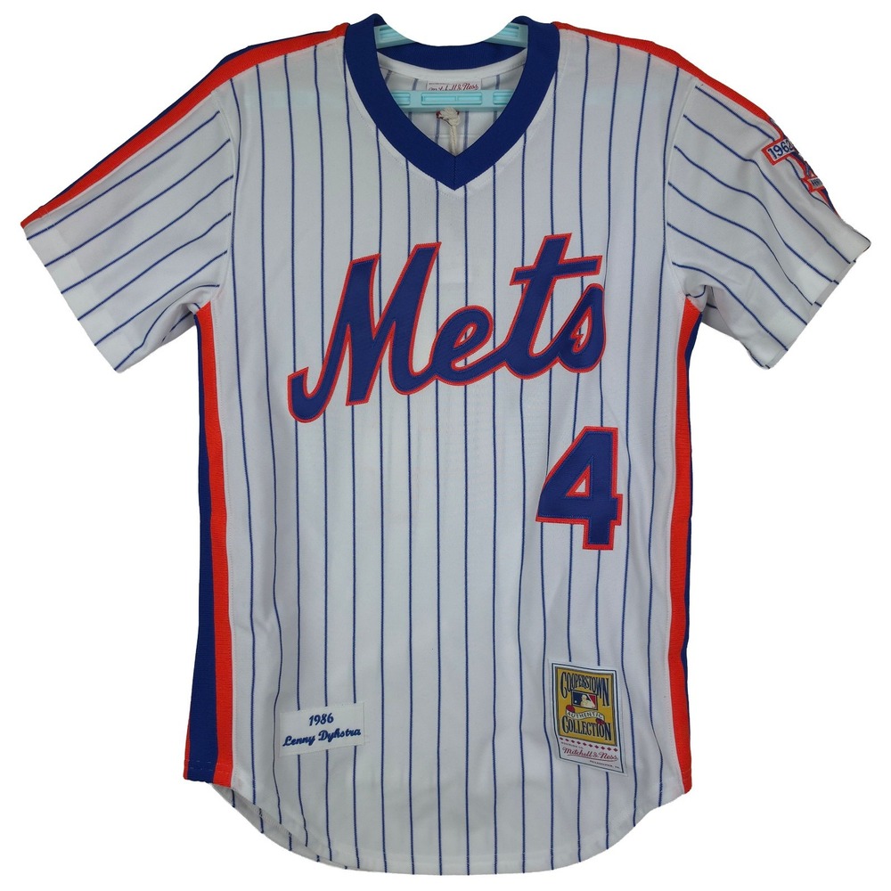 Authentic Lenny Dykstra NY Mets Mitchell & Ness MLB Small Jersey White #4 NWT